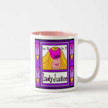 LADY JUSTICE LIBRA COFFEE MUG