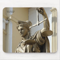Lady Justice Statue, Virginia City, Nevada Mouse Mat