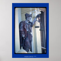 Lady Justice, Virginia City, Nevada Print