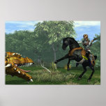 Lady Knight and the Dragon Print