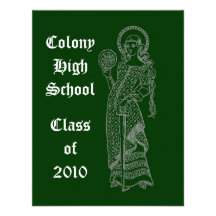 Lady Knight, ColonyHighSchool, Classof2010 Personalized Invites