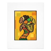 Lady Kwanzaa Personalized Announcement