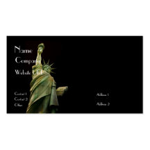 Lady Liberty Business Card Templates