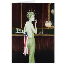 Lady Liberty Card