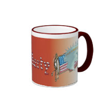 Lady Liberty Cup Coffee Mugs