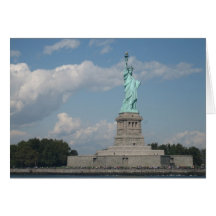 Lady Liberty Greeting Card