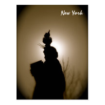 Lady Liberty in All Her Glory Post Card