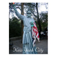 "Lady? Liberty" New York City Postcard