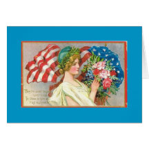 Lady Liberty Notes Card