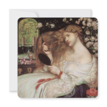 Lady Lilith by Dante Gabriel Rossetti Personalized Invites