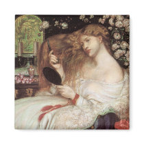 Lady Lilith by Dante Gabriel Rossetti Fridge Magnet