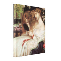 Lady Lilith, Dante Gabriel Rossetti, Victorian Art Canvas Print