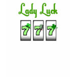 Lady Luck 777 , Ladies Spaghetti Top Fitted Shirt