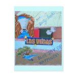 Lady Luck Collage Postcards
