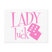 Lady Luck Dice Post Cards