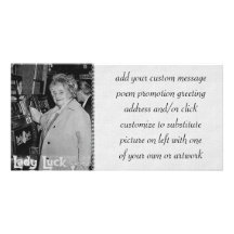 Lady Luck Photo Greeting Card