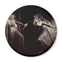 Lady Macbeth Receives The Daggers, Lady Macbeth Ta Refrigerator Magnets