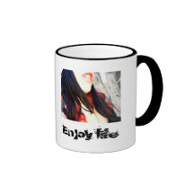 Lady Mystery Enjoy life Ringer Mug