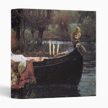 Lady of Shalott 3 Ring Binder