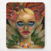 Lady of the Forest Mouse Pads