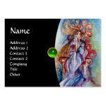 LADY OF THE LAKE monogram gem pink violet redgreen Business Cards