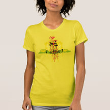 Lady of the lake psychadelic tshirt