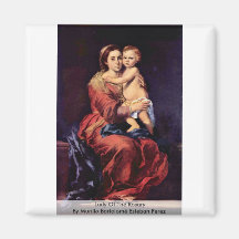 Lady Of The Rosary Fridge Magnets