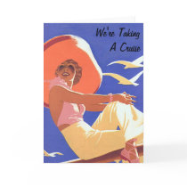Lady On a Cruise Card