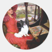 Lady - Papillon 1 Sticker