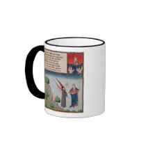 Lady Philosophy leads Boethius in flight Mugs