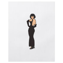 Lady Pin Up Abendkleid Flyer
