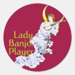 Lady Player Sticker