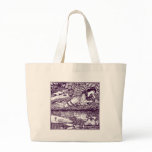 Lady Reading beside a pond Tote Bag