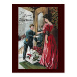 Lady Receives Christmas Delivery Post Cards