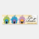Lady Rider Bumper Sticker