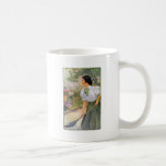 Lady Shoveling Dirt in Flower Bed Mug