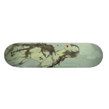LADY SPLATTER SKATE BOARD DECK