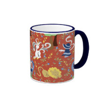 Lady Sunbonnet Sue and the Unicorn Tapestry Mug