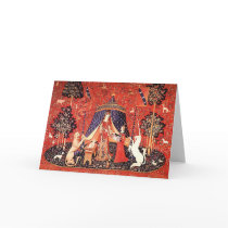 "Lady & the Unicorn" Card