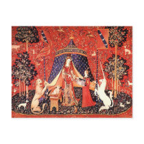 "Lady & the Unicorn" Postcard