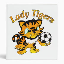Lady Tigers Soccer Binder