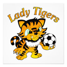 Lady Tigers Soccer Custom Invite