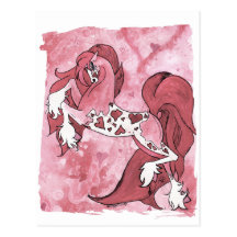 Lady Valentine Postcards