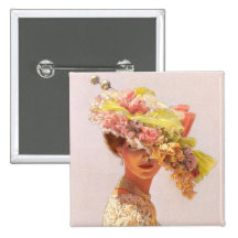 Lady Victoria Pinback Buttons