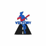 Lady Victory Runner Embroidered Hooded Sweatshirt