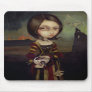 Lady with a Bosch Egg gothic Mousepad