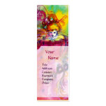 LADY WITH BLACK CAT / Venetian Masquerade Ball Business Card Templates
