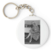 Lady With Flask 1926 Keychains