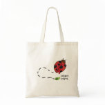 ladybird footprint tote bags