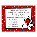 Ladybug and Daisy Custom Invites